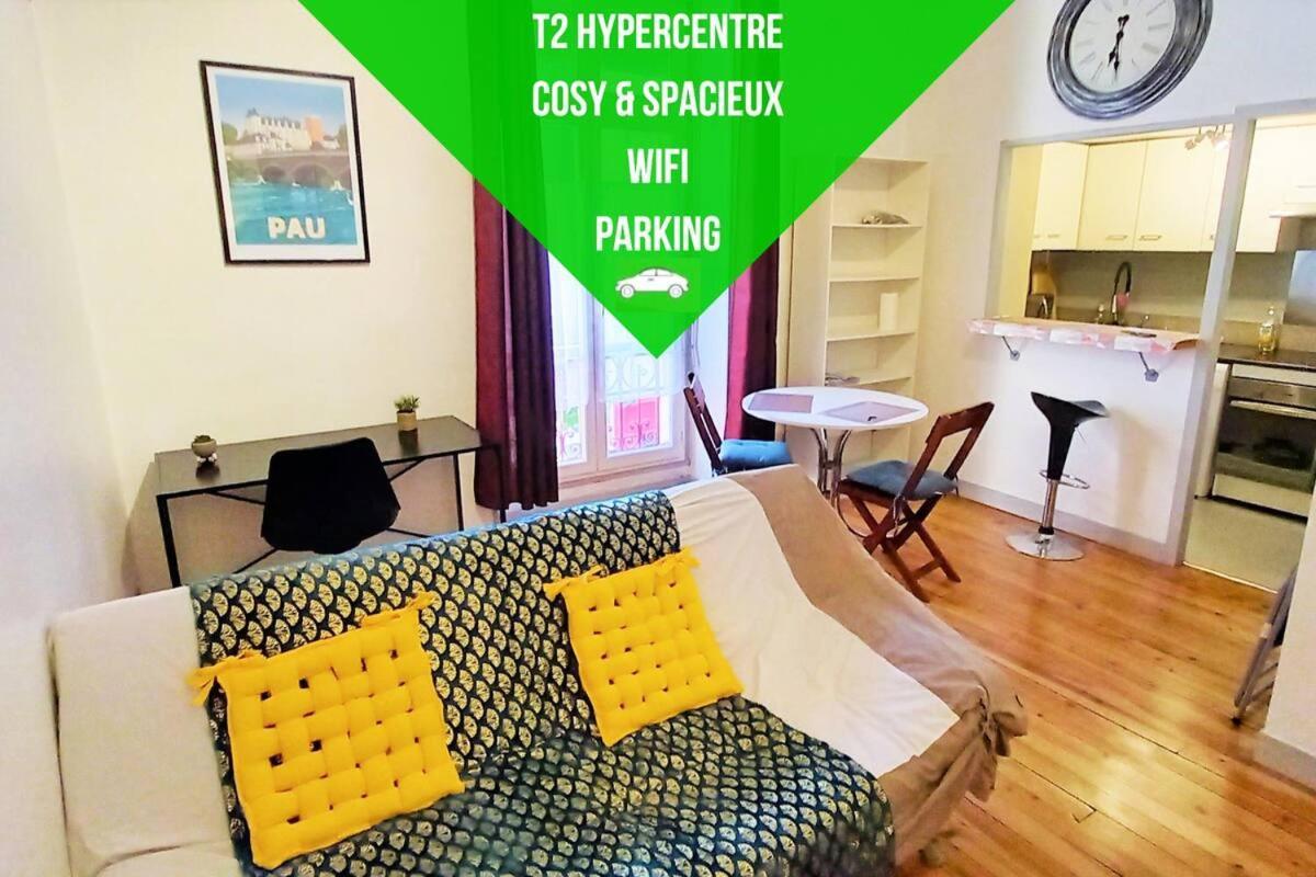 Le Gambetta T2 Cosy Hypercentre Wifi Fibre Avec Parking Appartement Pau Buitenkant foto